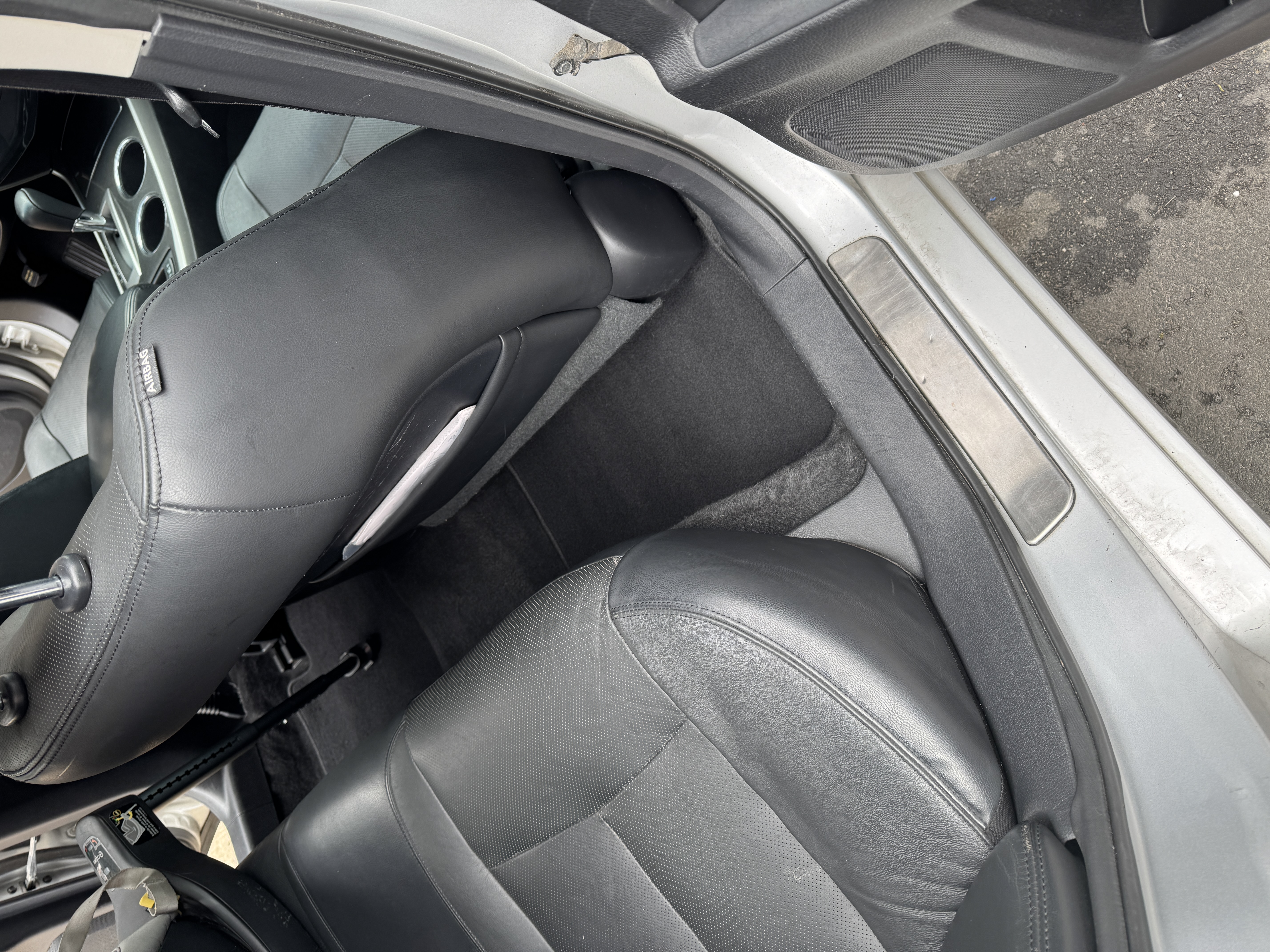 Black vehicle after exterior detail