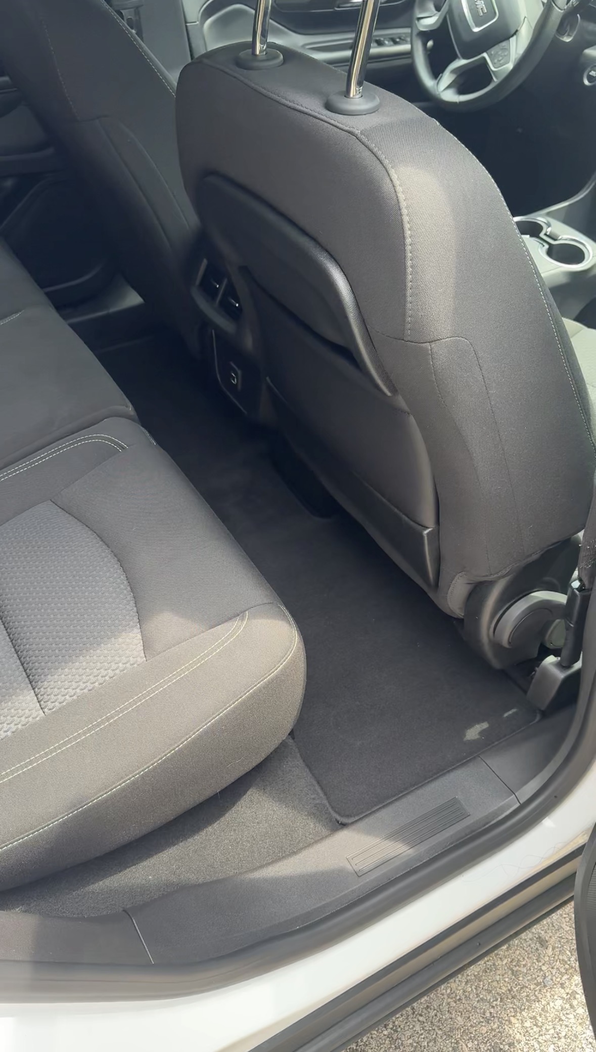 Detailed Nissan after interior cleaning